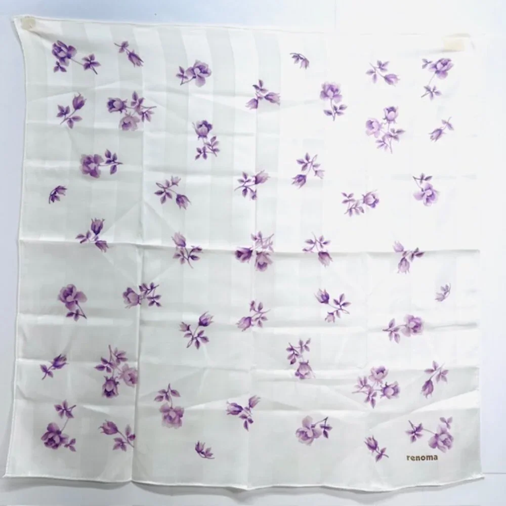 New  Soft Sillky  Renoma Paris SCarf  100% Silk 23